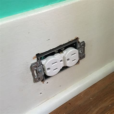 attaching an electrical box with plaster ears|diy ear mount receptacle.